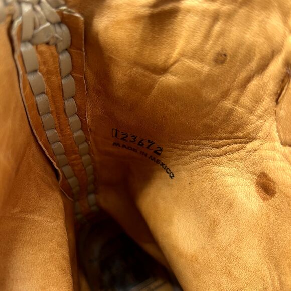 Frye Boots Womens 8.5 B Hope Limited Edition Brown Floral Embroidery Western‎ - Picture 9 of 16